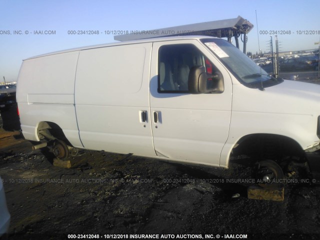 1FTNE24L28DA24294 - 2008 FORD ECONOLINE E250 VAN WHITE photo 6
