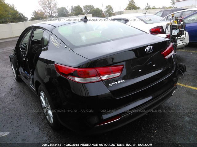 5XXGT4L31JG270065 - 2018 KIA OPTIMA LX/S BLACK photo 3