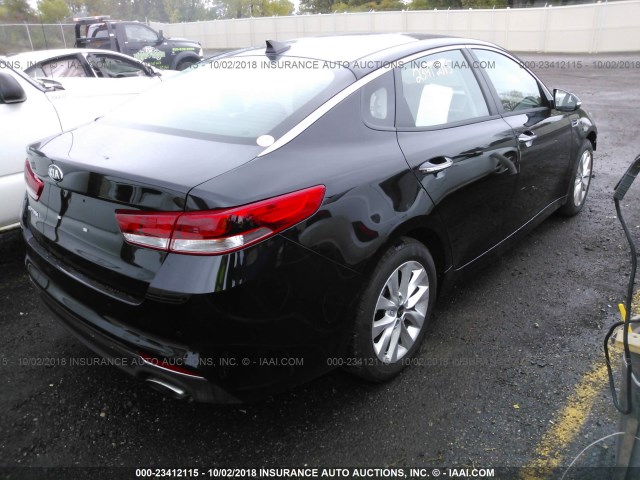 5XXGT4L31JG270065 - 2018 KIA OPTIMA LX/S BLACK photo 4