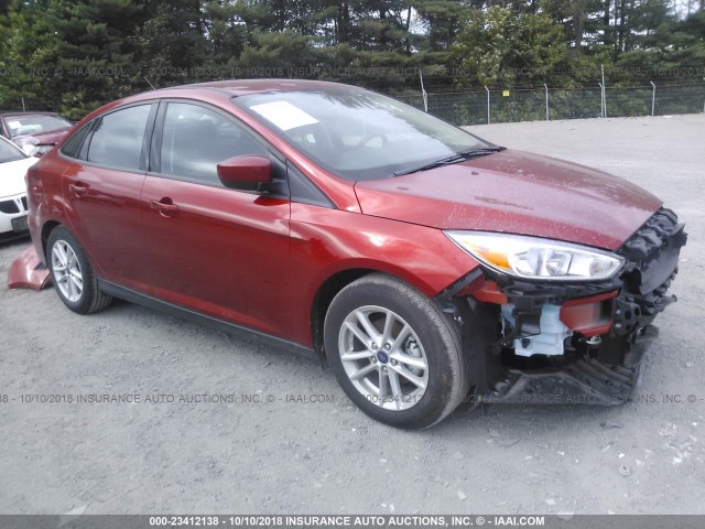 1FADP3FE5JL320440 - 2018 FORD FOCUS SE ORANGE photo 1