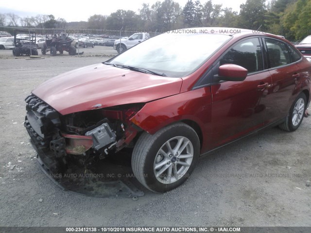 1FADP3FE5JL320440 - 2018 FORD FOCUS SE ORANGE photo 2