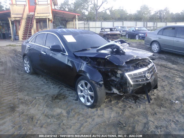 1G6AA5RX9D0163303 - 2013 CADILLAC ATS BLACK photo 1