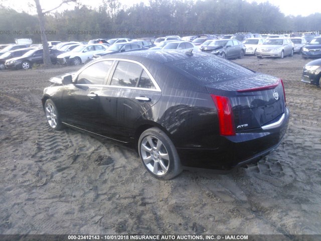 1G6AA5RX9D0163303 - 2013 CADILLAC ATS BLACK photo 3