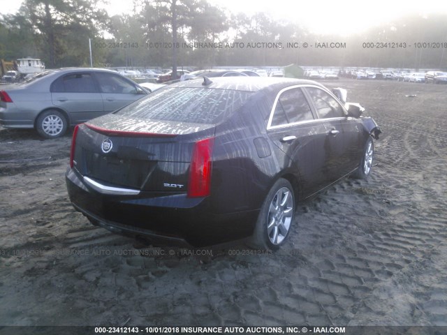 1G6AA5RX9D0163303 - 2013 CADILLAC ATS BLACK photo 4