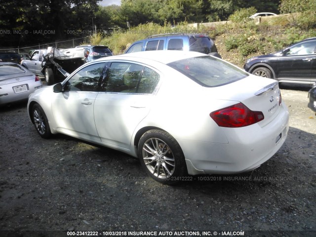 JN1CV6AR7CM972872 - 2012 INFINITI G37 WHITE photo 3