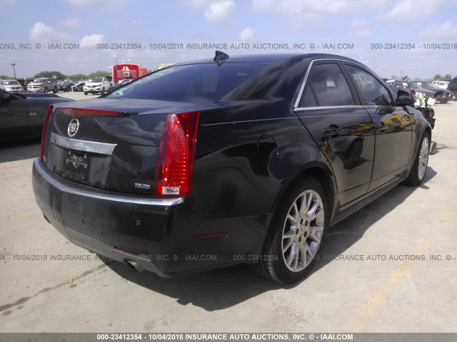 1G6DP5E38D0178616 - 2013 CADILLAC CTS PREMIUM COLLECTION BLACK photo 4