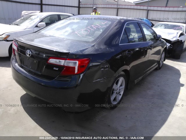 4T1BF1FK8EU329319 - 2014 TOYOTA CAMRY L/SE/LE/XLE 黑色 照片 4