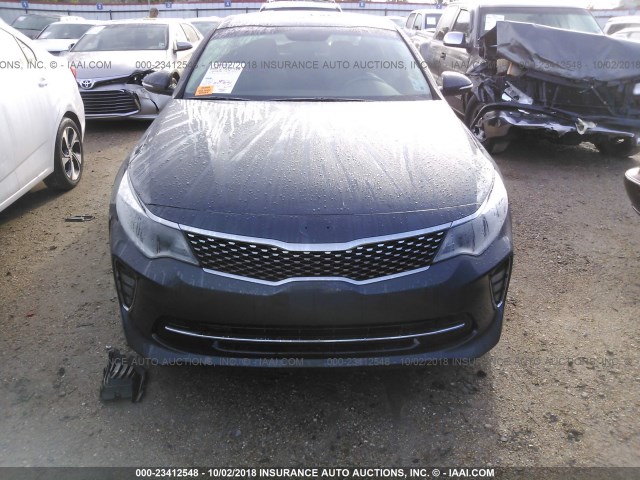 5XXGT4L39JG222958 - 2018 KIA OPTIMA LX/S GRAY photo 6