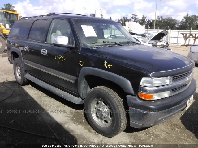 3GNGK26G66G126044 - 2006 CHEVROLET SUBURBAN K2500 BLACK photo 1