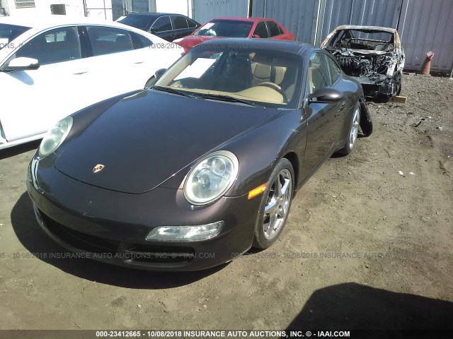 WP0AA29938S711173 - 2008 PORSCHE 911 CARRERA BROWN photo 2