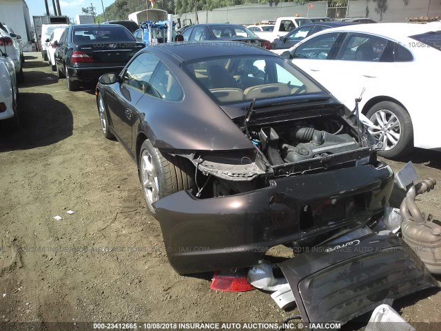 WP0AA29938S711173 - 2008 PORSCHE 911 CARRERA BROWN photo 3