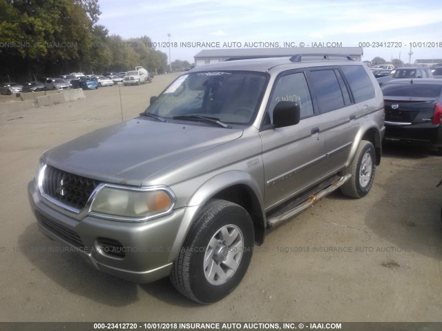 JA4MT31R03J001939 - 2003 MITSUBISHI MONTERO SPORT XLS SILVER photo 2