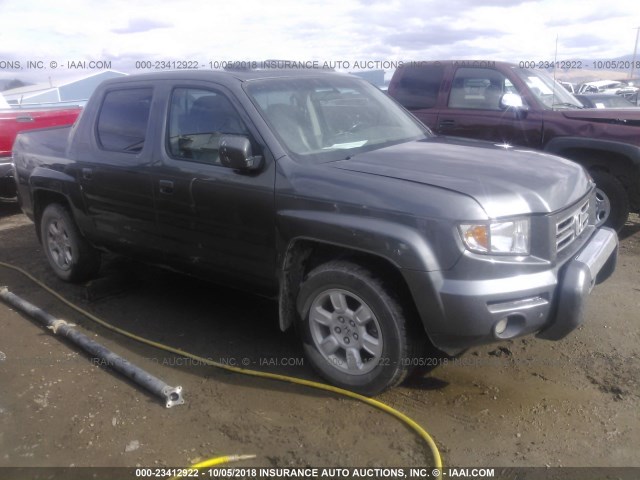 2HJYK165X7H531214 - 2007 HONDA RIDGELINE RTL GRAY photo 1