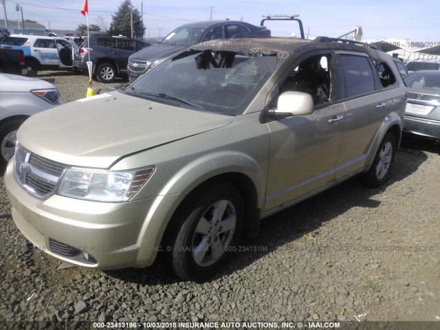 3D4PH6FVXAT124071 - 2010 DODGE JOURNEY R/T GOLD photo 2