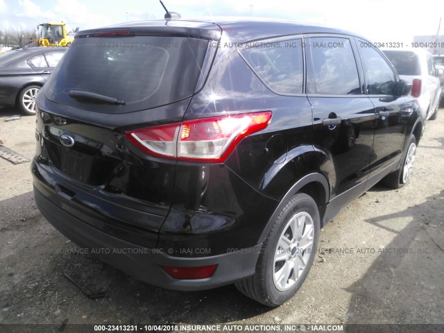 1FMCU0F74GUA10048 - 2016 FORD ESCAPE S BLACK photo 4