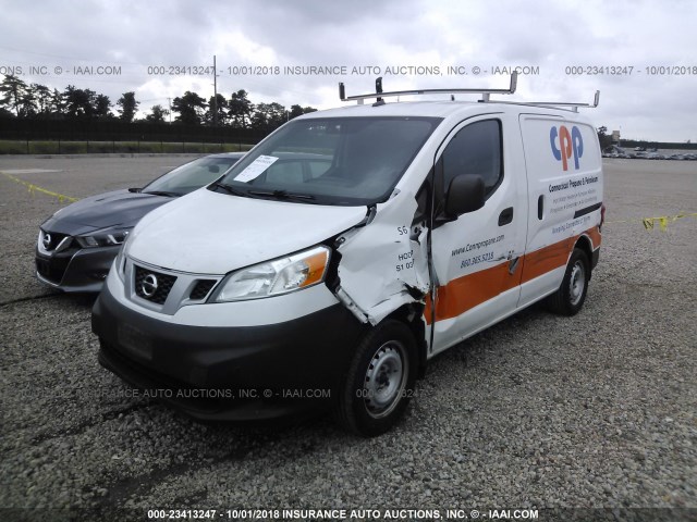 3N6CM0KN4EK690777 - 2014 NISSAN NV200 2.5S/2.5SV WHITE photo 2