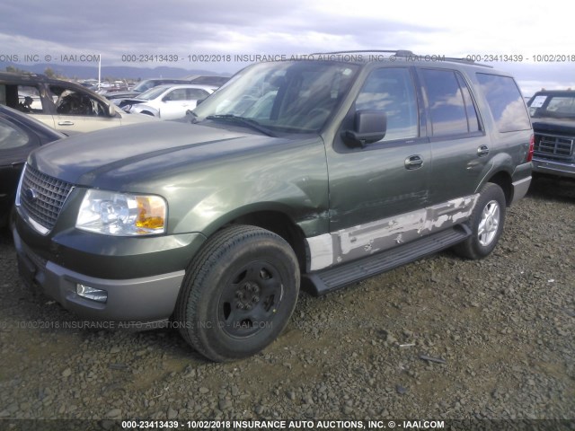 1FMPU16L43LC42203 - 2003 FORD EXPEDITION XLT GREEN photo 2