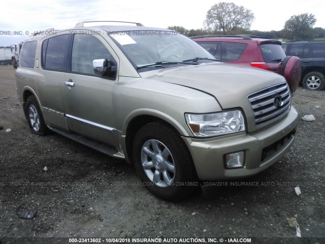 5N3AA08C15N800495 - 2005 INFINITI QX56 GOLD photo 1