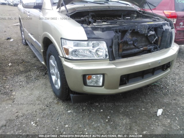 5N3AA08C15N800495 - 2005 INFINITI QX56 GOLD photo 6