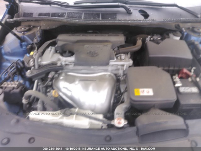 4T1BF1FK3HU712623 - 2017 TOYOTA CAMRY LE/XLE/SE/XSE BLUE photo 10