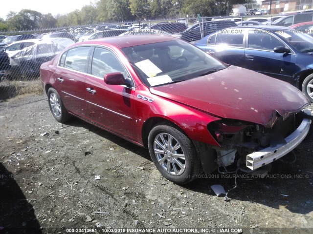 1G4HD57M39U136346 - 2009 BUICK LUCERNE CXL RED photo 1