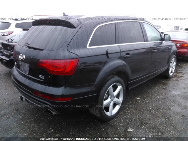 WA1DGBFE8FD026059 - 2015 AUDI Q7 PRESTIGE BLACK photo 4