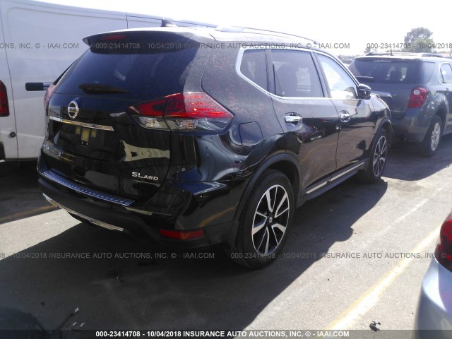 JN8AT2MV8HW015839 - 2017 NISSAN ROGUE S/SL/SV BLACK photo 4