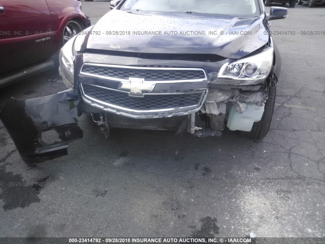 1G11C5SA5DU117207 - 2013 CHEVROLET MALIBU 1LT შავი ფოტო 6