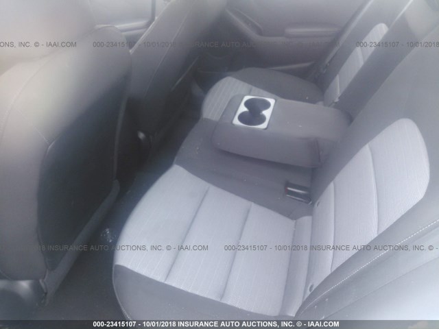 KNAFX5A84F5327453 - 2015 KIA FORTE EX WHITE photo 8