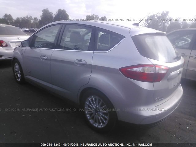 1FADP5CU6DL524028 - 2013 FORD C-MAX PREMIUM SILVER photo 3