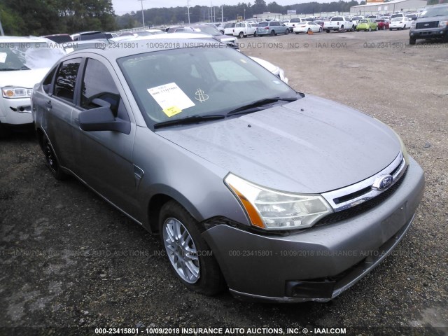 1FAHP35N58W179736 - 2008 FORD FOCUS SE/SEL/SES GRAY photo 1