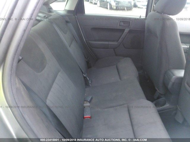 1FAHP35N58W179736 - 2008 FORD FOCUS SE/SEL/SES GRAY photo 8