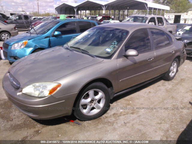 1FAFP55U03G261032 - 2003 FORD TAURUS SES BEIGE photo 2