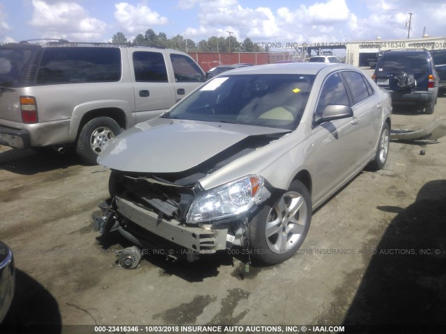 1G1ZB5EB5AF303758 - 2010 CHEVROLET MALIBU LS Qızıl foto 2