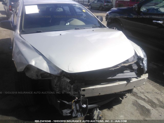 1G1ZB5EB5AF303758 - 2010 CHEVROLET MALIBU LS Qızıl foto 6