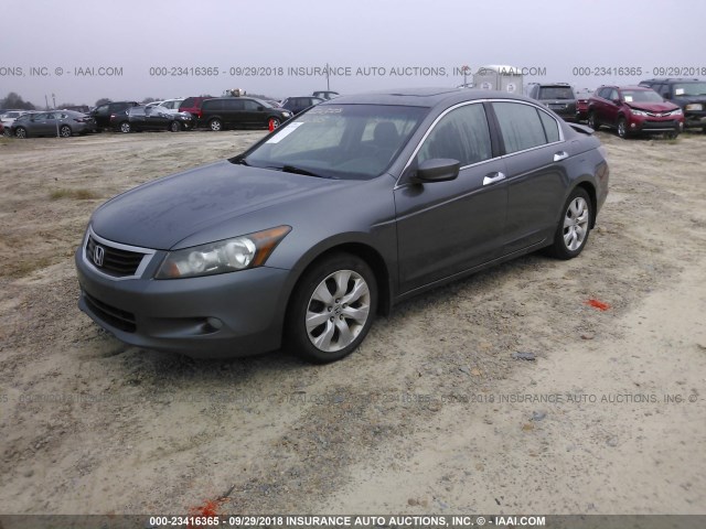 1HGCP3F81AA028037 - 2010 HONDA ACCORD EXL GRAY photo 2