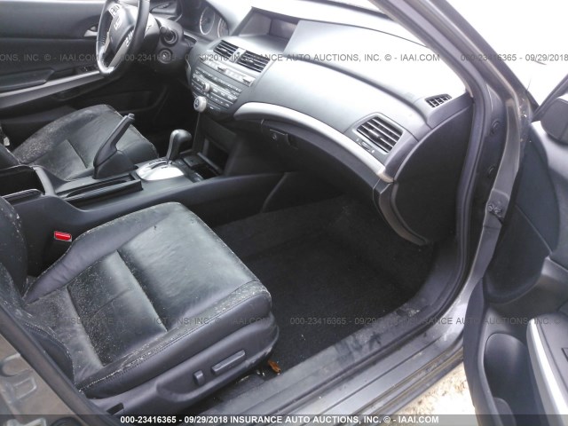 1HGCP3F81AA028037 - 2010 HONDA ACCORD EXL GRAY photo 5