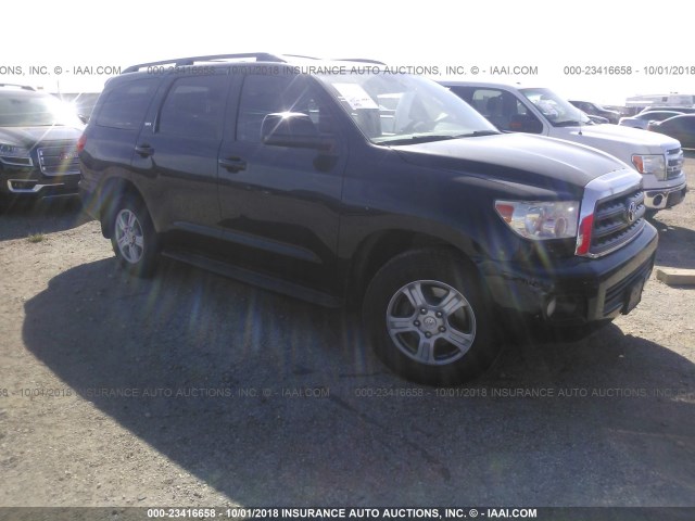 5TDZY5G16AS024863 - 2010 TOYOTA SEQUOIA SR5 BLACK photo 1