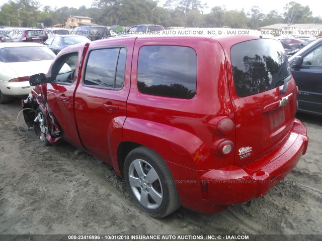 3GNBAAFWXBS601121 - 2011 CHEVROLET HHR LS RED photo 3