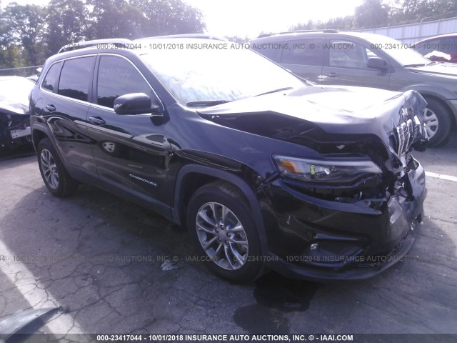 1C4PJLLB7KD165209 - 2019 JEEP CHEROKEE LATITUDE PLUS BLACK photo 1