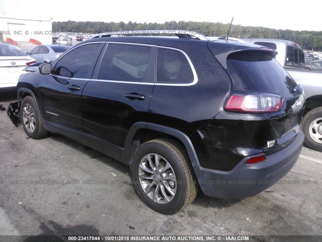 1C4PJLLB7KD165209 - 2019 JEEP CHEROKEE LATITUDE PLUS BLACK photo 3