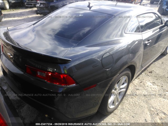 2G1FA1E3XE9217710 - 2014 CHEVROLET CAMARO LS GRAY photo 4