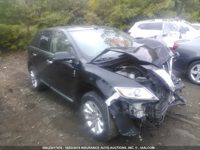 2LMDJ8JK1CBL06737 - 2012 LINCOLN MKX BLACK photo 1