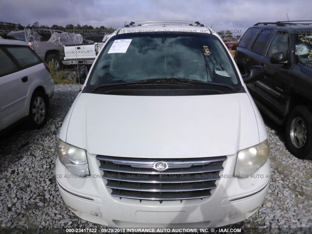 2A8GP64L96R774935 - 2006 CHRYSLER TOWN & COUNTRY LIMITED WHITE photo 6
