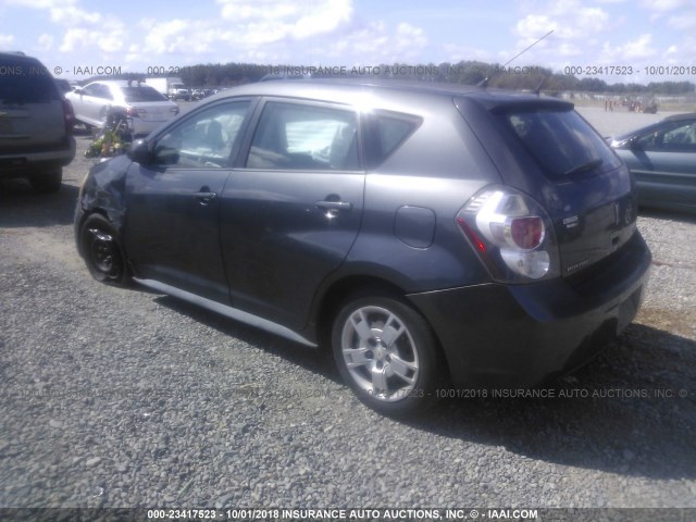 5Y2SP670X9Z457310 - 2009 PONTIAC VIBE GRAY photo 3