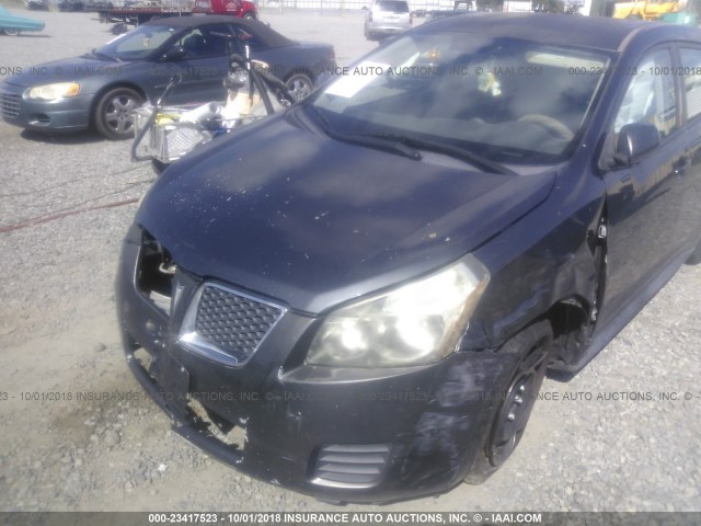 5Y2SP670X9Z457310 - 2009 PONTIAC VIBE GRAY photo 6