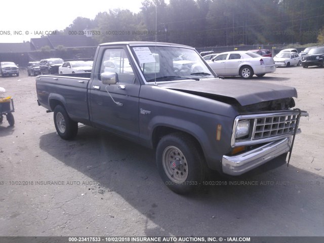 1FTBR10A9FUC73873 - 1985 FORD RANGER BLACK photo 1