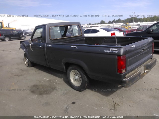 1FTBR10A9FUC73873 - 1985 FORD RANGER BLACK photo 3