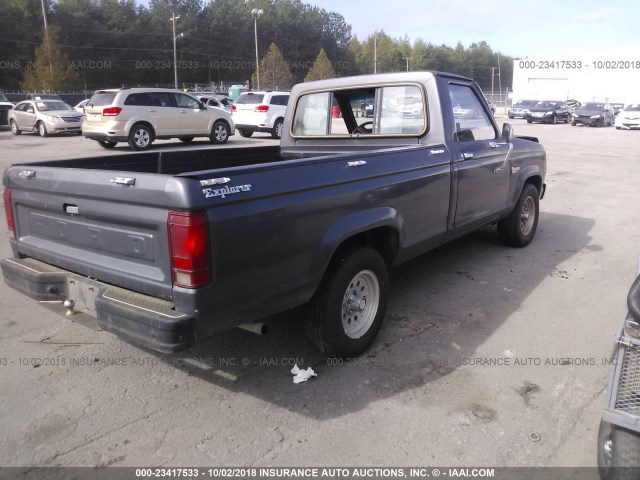 1FTBR10A9FUC73873 - 1985 FORD RANGER BLACK photo 4