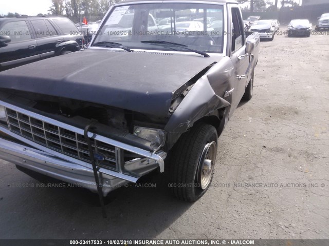 1FTBR10A9FUC73873 - 1985 FORD RANGER BLACK photo 6